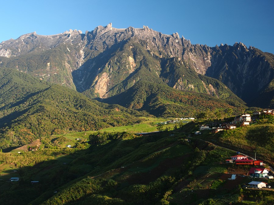 Mount Kinabalu, the highest mountain in the Malay Archipelago.