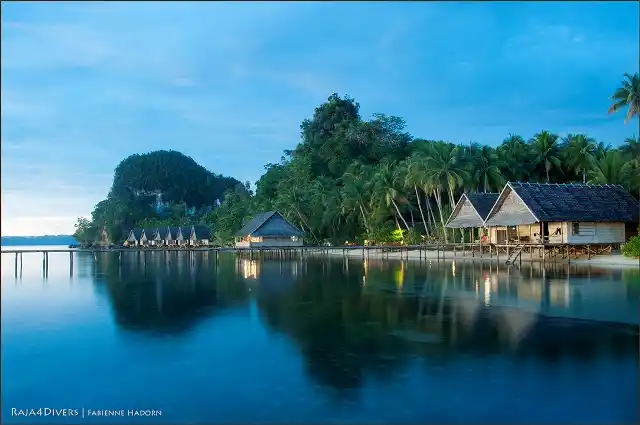 Raja4Divers resort, Pef Island.