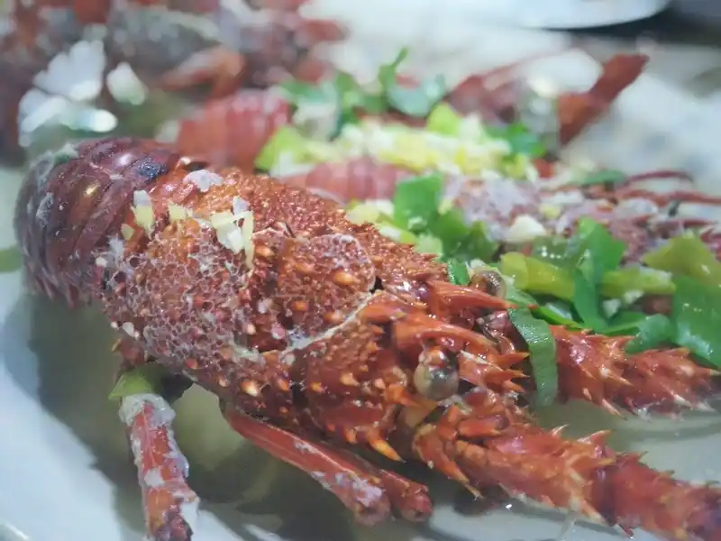 A local meal enjoyed during the stay.