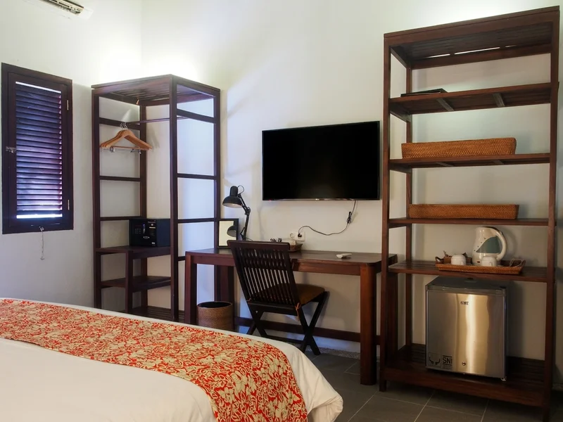 Luxurious master bedroom in the resort's only Junior Suite.