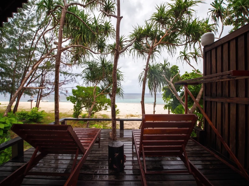 Stunning ocean views directly from the Beach Chalet balcony.