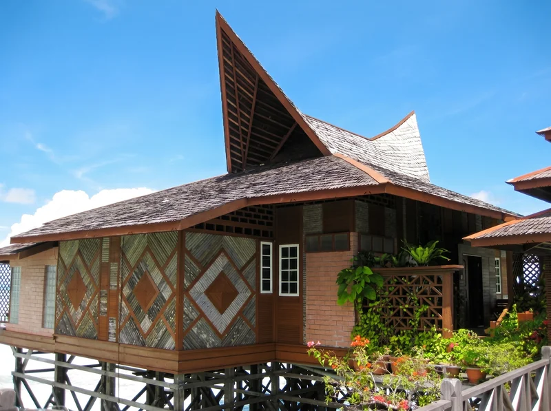 The resort's most exclusive one-unit suite, standing on private stilts.