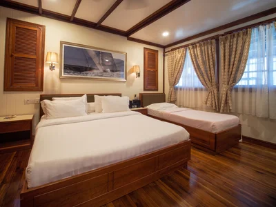 Spacious master bedroom in the elevated Family Villa.