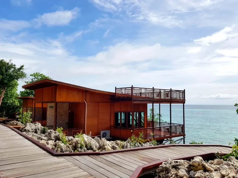 Stunning architectural design of the premium Seaview Villa.
