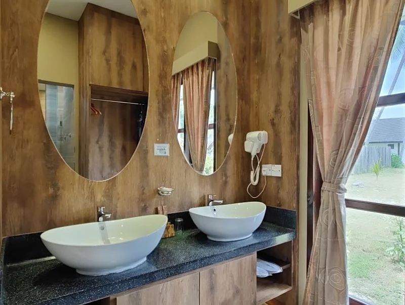 Spacious and clean layout of the western garden units.