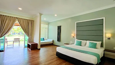 Premium room featuring a comfortable double bed.