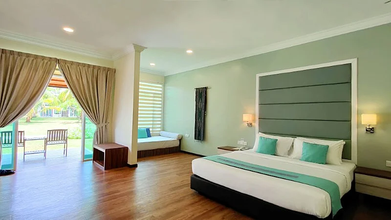 Premium room featuring a comfortable double bed.