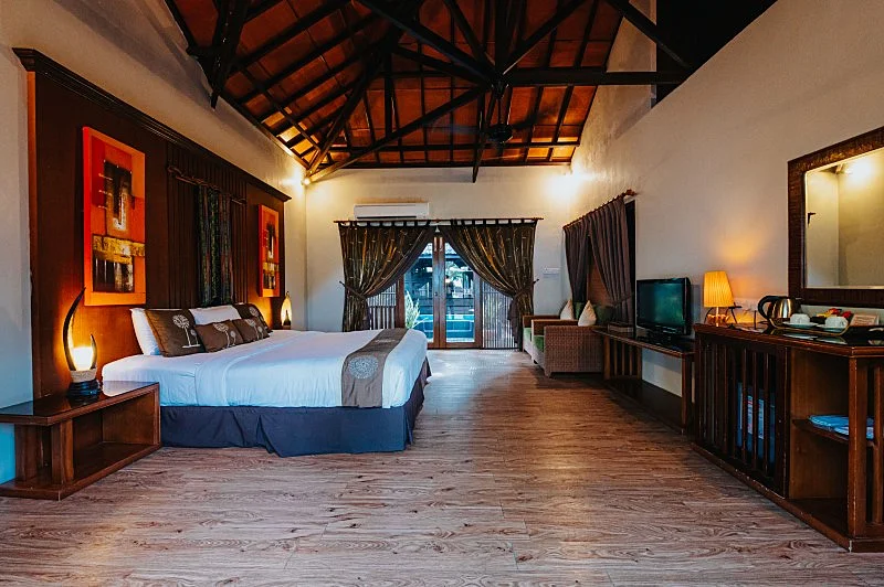 The resort's most exclusive villa residence on Mataking Island.