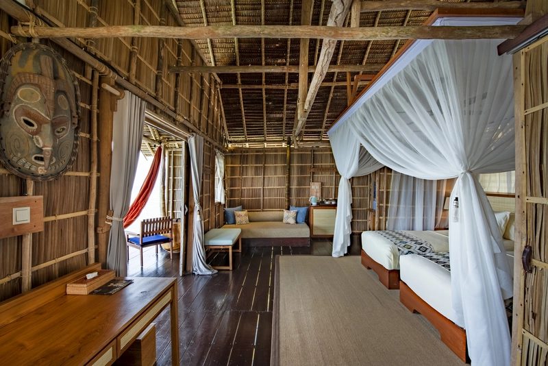 Spacious interior layout of the traditionally crafted Superior bungalow.