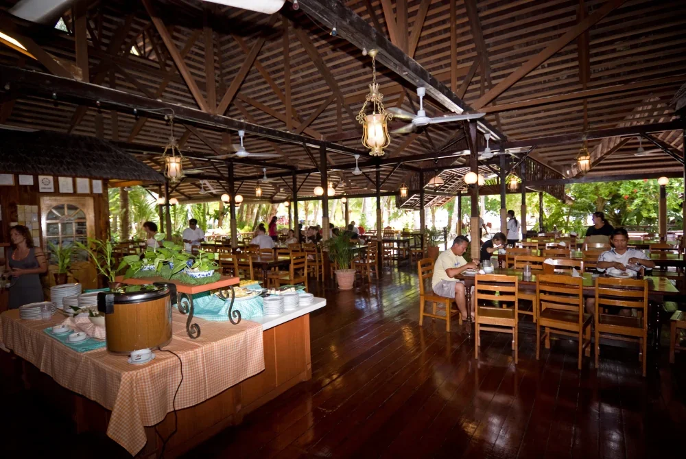 Cooling dining area.