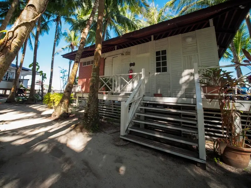 The grand exterior of the Suite Chalet, the largest accommodation option at the resort.