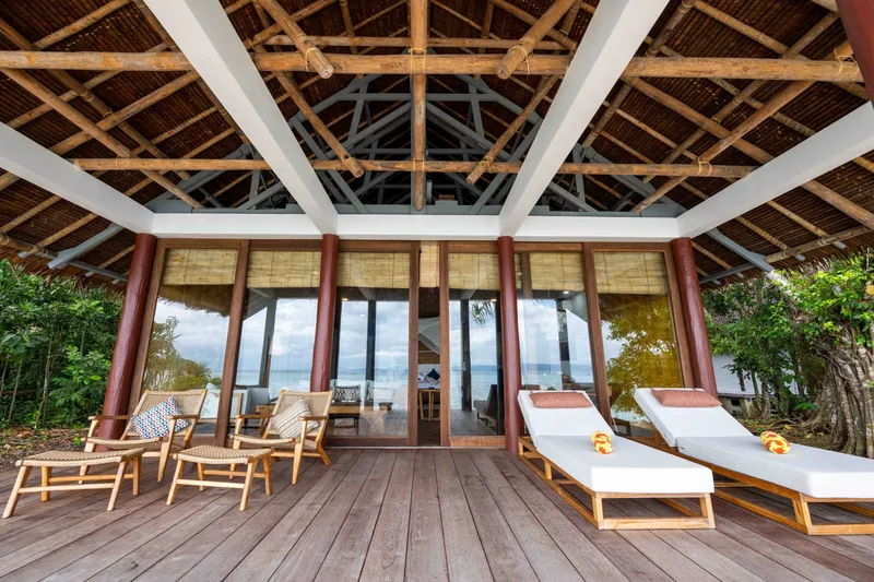 The grand exterior of the 120sqm Kebar Bungalow.