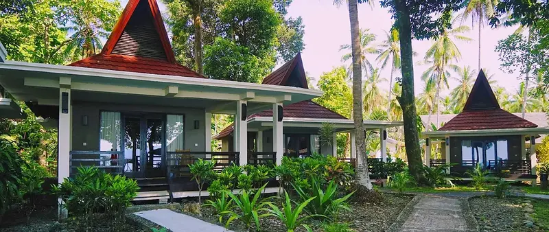 Premium Seafront Villa located directly on the shores of Ambon Bay with a private terrace.