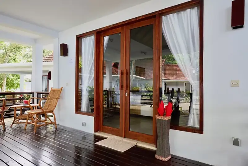 Each villa is positioned at the water's edge, offering immediate proximity to Ambon's best reefs.